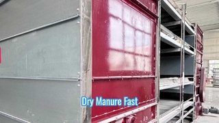 Chicken Manure Dryer for Large Poultry Farms