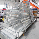 Hot Galvanized Wire Mesh Battery Cage System For Layers A Frame