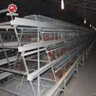 A Type 3 Tiers Big Size Chicken Breeding Cage Chicken Farm