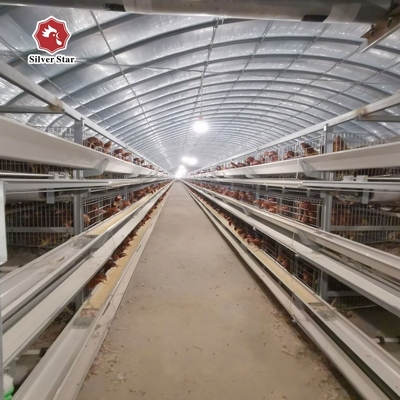 H Type 3 Tiers 4 Tiers Battery Cage For Layer Chicken 45 * 60 * 41cm