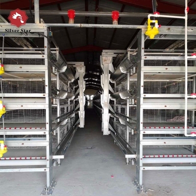 Hot Galvanized H Type Chick Brooder Cage 5 Tiers 170 Birds