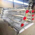 4 Tiers A Type Cage System For Broiler Battery Chicken Q235A