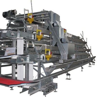 Automatic Chicken Cages Egg Layer Battery Cage Farming Equipment Egg Collection Disinfection System