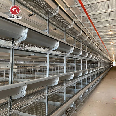 Commercial Layer Battery Cage for 20,000+ Birds Farm Design High-Density Automatic Layer Battery Cage for Mega Farms