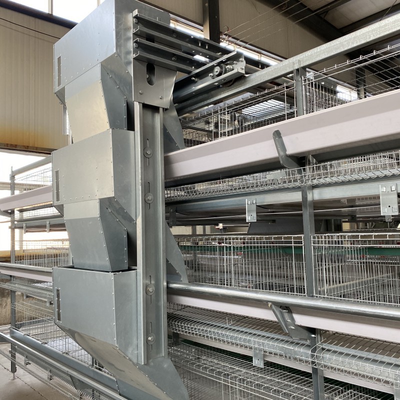 Egg Chicken Poultry Farm 3 Tiers 4 Tiers H Type Automatic Battery ...