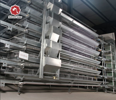 Complete Automatic H Type Poultry Cage Battery Chicken Cage