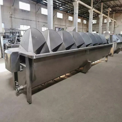 Large Spiral Screw Pre Chiller Machine For Poultry Processing Plant Machinery