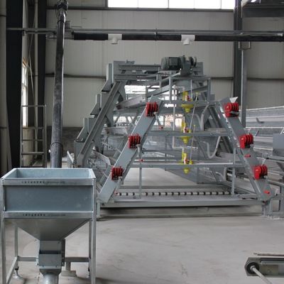 A-Type Layer Chicken Cage with Hot Dip Galvanized Steel and Automatic Feeding for 3 or 4 Tier Poultry Equipment