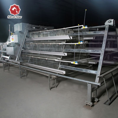 A Type Full Automatic Battery Chicken Cage Cold Galvanized For Farm