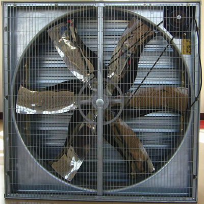 1380mm Galvanized Air Ventilation Fan , 36/48/50/55 Inch Axial Flow Fan